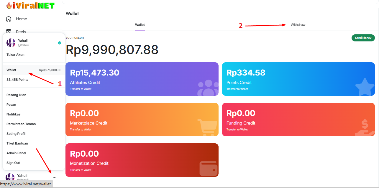 Withdraw NeyBee
